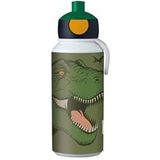 Mepal - Pop-up waterfles voor Campus - Lekvrije fles voor school - Herbruikbaar - BPA-vrij en vaatwasmachinebestendig - 400 ml - Dino