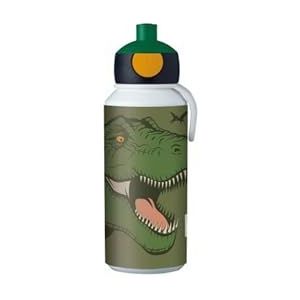 Mepal - Pop-up waterfles voor Campus - Lekvrije fles voor school - Herbruikbaar - BPA-vrij en vaatwasmachinebestendig - 400 ml - Dino