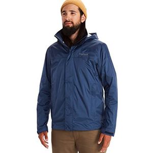 Marmot Heren PreCip Eco Jacket, Waterdicht regenjack, winddichte regenjas, ademend; opvouwbaar hardshell windjack, ideaal voor fiets- en wandeltochten, Arctic Navy, S