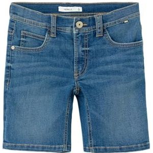 NKMRYAN REG L DNM Shorts 9937-IC TB, blauw (medium blue denim), 128 cm