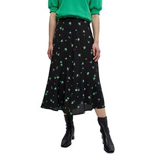 Minus Alexi Rok, appelgroene bloemenprint, 38