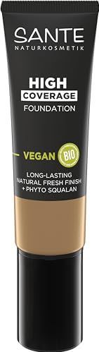 SANTE - High Coverage Natural Foundation - 05 Warm Beige - Vegan - 25 ml