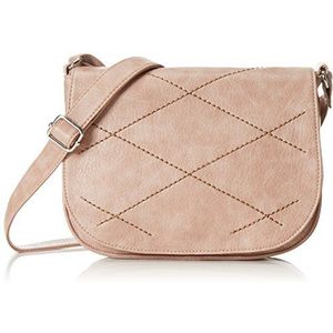 s.Oliver (Bags) 39.610.94.7595 dames schoudertas 24x17x8 cm (B x H x D), Roze Chalk Rose 4060