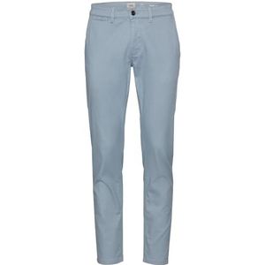 camel active Heren Basic Chino Slim Fit, blauw, 31W / 32L