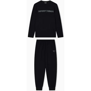 Emporio Armani - EM000616_AF14978 - Pyjama - Zwart - Katoen - Lange Mouwen