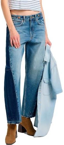 Lee Reconstructed Rider Jeans voor dames, Blissful Blue, 26W / 31L