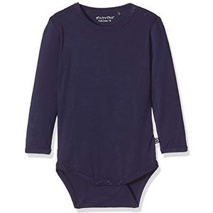 MINYMO Unisex baby lange mouwen vormende bodysuit blauw (Dark Navy 778), (Fabrikant maat: 80), blauw (dark navy 778), 80 cm