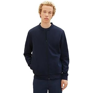 TOM TAILOR-denim denim bomberjack met sweatshirt voor heren