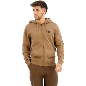 Hurley Heren Icon Boxed Fleece Zip Pullover Sweater, Weg, S
