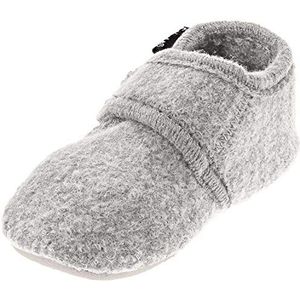 Celavi Uniseks kinderen Baby Wool Shoe Pantoffels, gemengd grijs, 27/28 EU