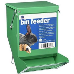 Prevue Pet Products SPV3500 Metalen Kleine Dierlijke Bin Feeder, Groen