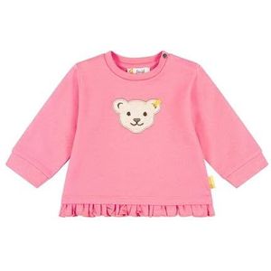 Steiff Sweatshirt met lange mouwen voor babymeisjes, roze, 74 cm