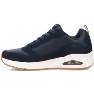 Skechers Heren Uno-Stacre Sneaker, marineblauw, 47.5 EU