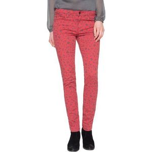 ESPRIT Dames Jeans, rood (Red Mini Floral 610), 32W x 32L