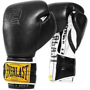 Everlast Unisex - Volwassen bokshandschoenen 1910 Sparringhandschoen trainingshandschoenen, zwart, 16oz