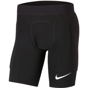 Nike Heren Mid Thigh Length Tight Dry Pad Grdn I Gk Shorts, Zwart/Wit., CV0053-010, S