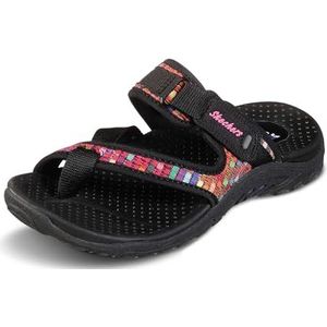 Skechers Women's Reggae-Mad Swag-Toe Thong Woven Sandal