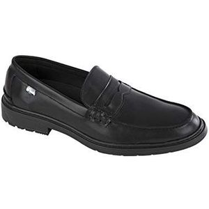 Dian Classic mocassin-schoen, micro-lederen snit, SRA, zwart, maat 40