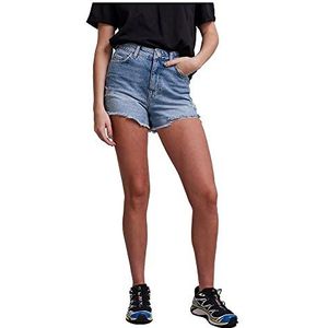 PIECES Pctulla Hw Lb-ba Noos jeansshorts voor dames, blauw (light blue denim), S