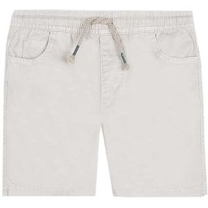 Gocco Bermuda met rubber in de taille, stenen shorts voor kinderen, Steen, 8 Jaren