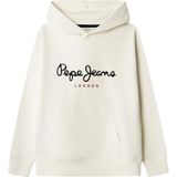 Pepe Jeans Boy's ART HOODIE Sweatshirt, Wit (ANTIEK WIT), 10, Wit (Antiek Wit), 10 jaar