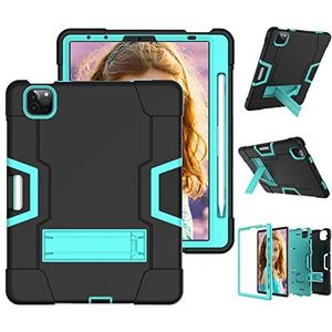 Hoesje voor iPad Air 5e Generatie Hoesje / iPad Air 4e Generatie Case 10,9 ""en iPad Pro 11"" Case 3e/2e/1e Gen 2021/2020/2018 past Kids Boys, 360 Kickstand Handvat Schouderriem Case