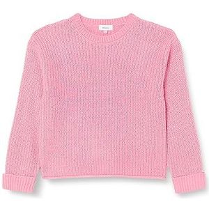 Bestseller A/S Dames Vmsayla Fold Ls O-NCK Pullover Girl Noos gebreide trui, Sachet Pink, 42/44 NL