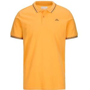 Kappa heren T-shirt ezio corporate man, Oranje/Zwart, S