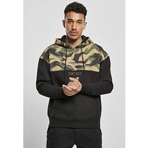 Cayler & Sons Can´t Stop Box Hoody met capuchon, zwart/Woodland, maat S, zwart/hout., S