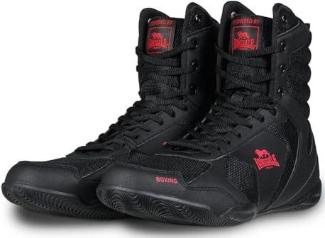 LONSDALE - Boksschoenen - Zwart - Hoogwaardige Materialen - Antislipzool