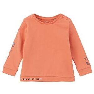 s.Oliver Junior Boy's T-shirt, lange mouwen, oranje, 80, oranje, 80 cm