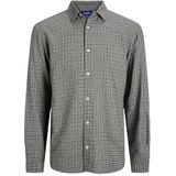 Jorjoshua Ls Ln Flannel Check Shirt, zeegras, L