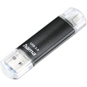 Hama Laeta Twin USB flash drive 128 GB USB Type-A / Micro-USB 3.2 Gen 1 (3.1 Gen 1) Zwart
