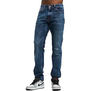 ONLY & SONS Heren Jeans ONSLOOM Slim 4254 - Slim Fit - Blauw - Dark Blue Denim, Maat: 28W / 34L, Kleurvariant: Dark Blue Denim 22024254, donkerblauw (dark blue denim), 28W / 30L