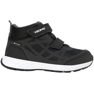 Viking Veme Reflex Mid GTX Wandelschoen voor kinderen, uniseks, zwart, 30 EU