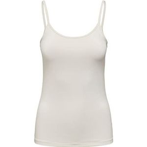 Bestseller A/S Dames ONLEA S/L New Singlet JRS NOOS Top, Cloud Dancer, S, cloud dancer, S