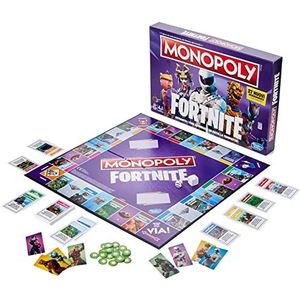 Hasbro Monopoly - Fortnite spel in box, seizoen 2, Italiaanse uitgave