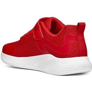 Geox J SPRINTYE Boy A Sneaker, rood, 28 EU, rood, 28 EU