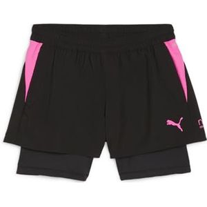 PUMA Unisex Individuele Padel 2in1 Korte Wmn Geweven Shorts