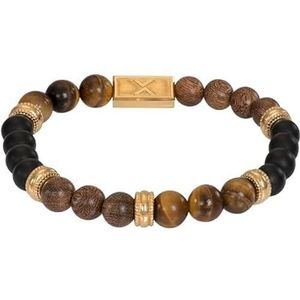 iXXXi Men Heren Kralen armband Cliff Goud | L