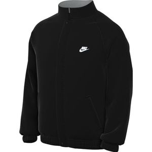 Nike - Club Fleece Futura - Jas - Zwart/Wit - FZ0656-010