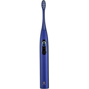 Oclean X Pro, Slimme Elektrische Tandenborstel, 3 Poetsstanden met bleekfunctie, draadloos snel opladen met een duur van 30 dagen, schimmelwerend ontwerp, IPX7 – Blauw