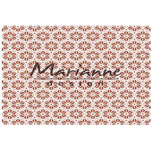 Marianne Design ordner 3D Japanse Star, plastic, oranje, 21,5 x 17,0 x 0,5 cm