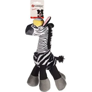 FLAMINGO JCHIEN STRIPZ Zebra staand, zwart, 14,5 x 23 x 31 cm