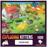 Exploding Kittens Puzzel - Housing boom - 1000 stukjes - Engels - voor Volwassenen
