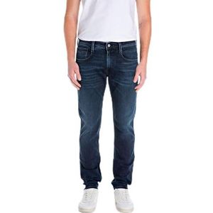 Replay Anbass Eco Plus Slim fit jeans voor heren, 007, donkerblauw, 28W x 34L