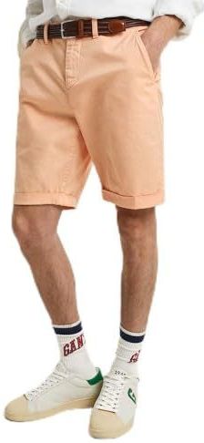 GANT Reg Sunfaded Chino shorts voor heren, teak, 29W