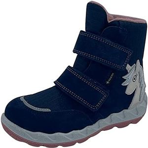 superfit Icebird meisjes Sneeuwschoen, Blauw roze 8010, 27 EU Breed