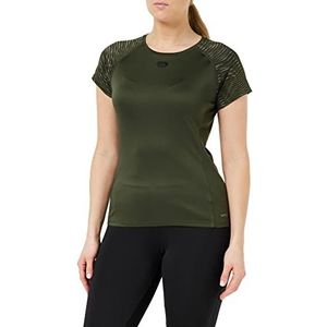 Canterbury van Nieuw-Zeeland Vrouwen Vapodri Super Lichtgewicht Korte Mouw Grafisch Tee, Forest Night, 6