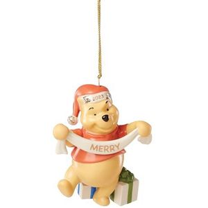 Lenox 2023 Winnie The Pooh Merry Ornament, Porselein, Veelkleurig, 0.44